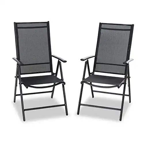 Alu-Klappsessel PHIVILLA 2er Sets Gartenstühle, 6X verstellbar