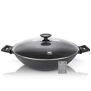 Berndes-Wok Berndes Alu Induction 36 cm Wok-Pfanne, 6.4 l