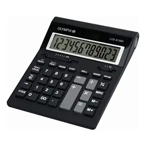 Tisch-Taschenrechner Olympia Taschenrechner LCD – 612 SD
