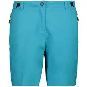 Bike-Shorts Damen CMP Damen-Bike-Bermuda mit Mesh-Futter