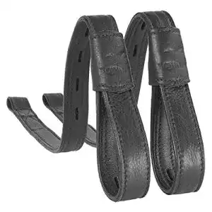 Steigbügelriemen Equinate Slimline Mono Ghost Schwarz 60 cm