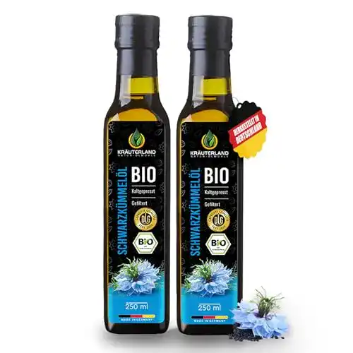 Schwarzkümmelöl bio KRÄUTERLAND N A T U R – Ö L M Ü H L E