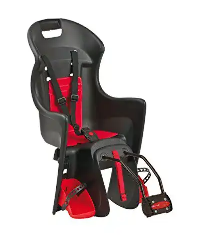 Kinderfahrradsitz Polisport , Schwarz/Rot, Kinder Kindersitze