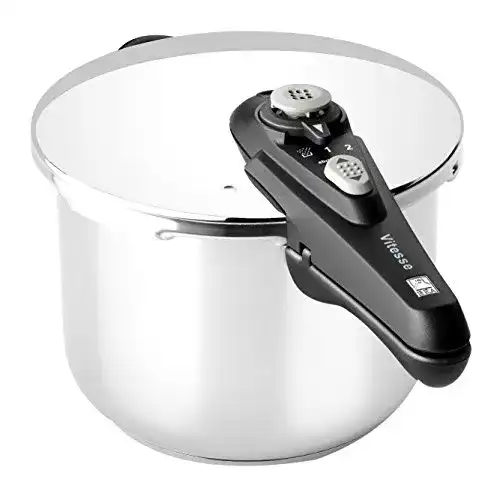 Schnellkochtopf BRA Profi Edelstahl 9 ltr., Induktion, “Vitesse”