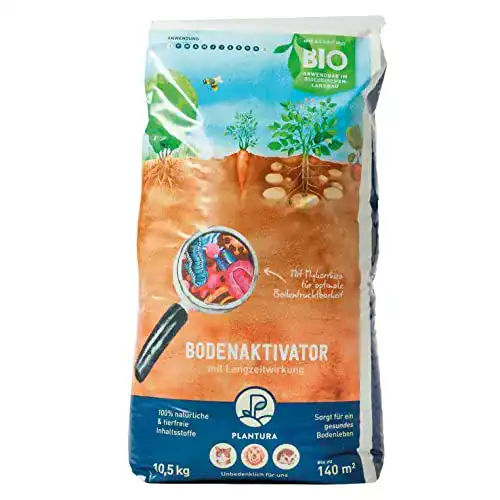 Bodenaktivator Plantura Bio 3 Monate Langzeit-Wirkung, 10,5 kg