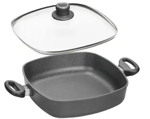 Woll-Pfanne Woll Viereck-Servierpfanne 28x28cm Induktion