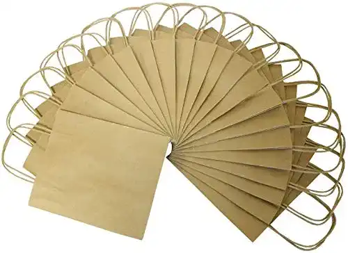 Papiertragetasche folia 22410 Papiertüten aus Kraftpapier 20 Stück