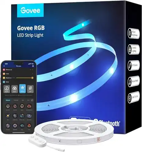Govee-LED-Strip Govee LED Strip 10m, Bluetooth RGB LED Streifen