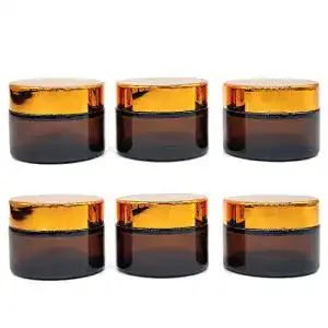 Reiseflaschen Glas JJYHEHOT 6 Stück Cremetiegel aus Glas