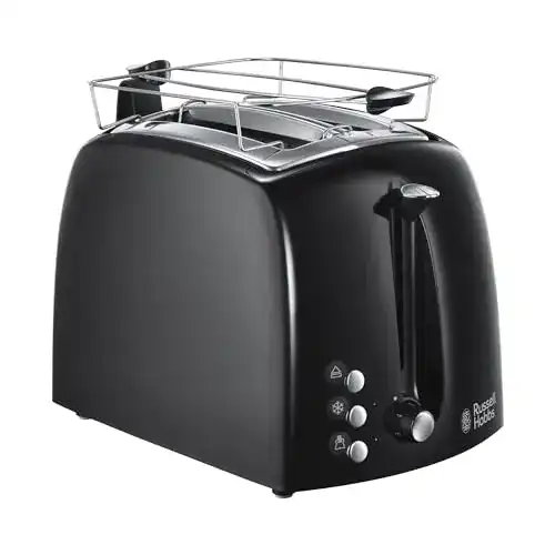 Toaster Russell Hobbs Textures+, 2 extra breite Toastschlitze