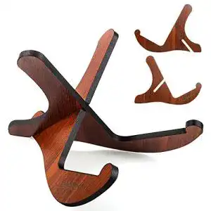 Gitarrenständer CAHAYA Holz Gitarrenhalterung Anti-Rutsch