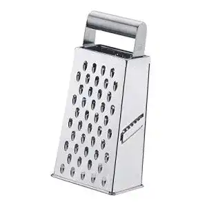 Vierkantreibe GEFU 10750 CUBO, Edelstahl Reibe, 3 Reibflächen