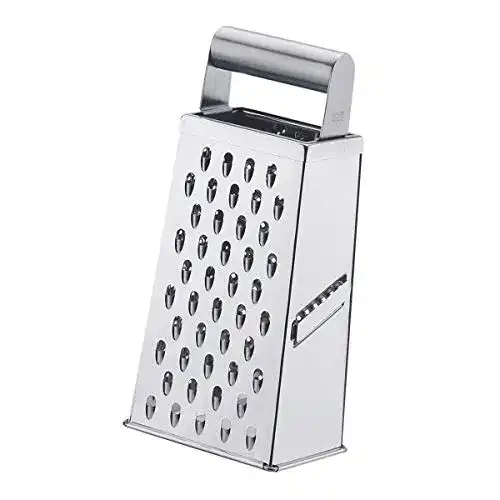 Vierkantreibe GEFU 10750 CUBO, Edelstahl Reibe, 3 Reibflächen