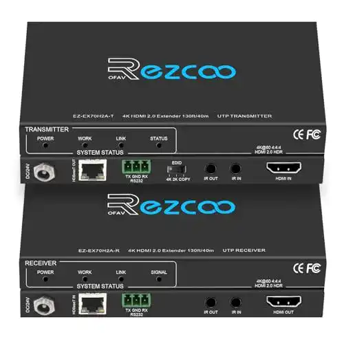 HDMI-Extender 4K ROFAVEZCO HDMI Extender über Ethernet 4k