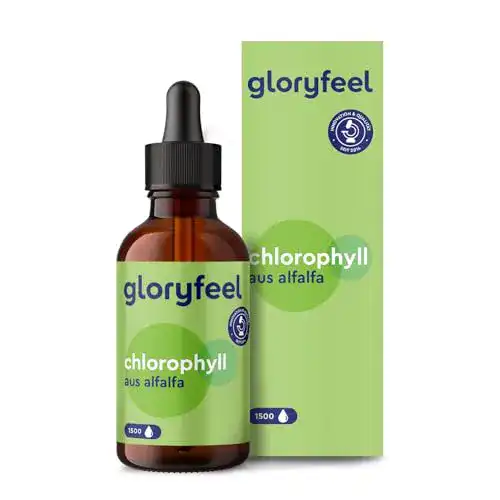 Chlorophyll-Tropfen gloryfeel Chlorophyll Tropfen 50ml flüssig
