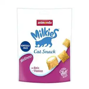 Katzenleckerlies animonda Milkies Wellness, getreidefrei, 6 x 120 g