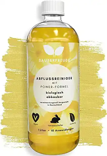 Bio-Abflussreiniger Sauberfreude Biologisch abbaubar, 1 Liter