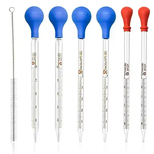 Glaspipette NATEE JTDG Glas ätherische Öle Pipette-Dropper