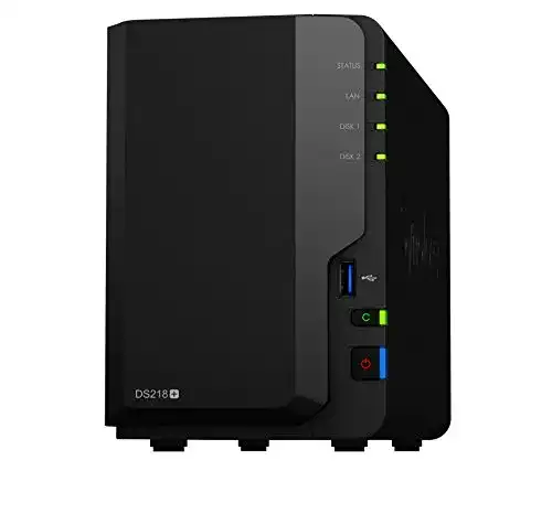 NAS-Server Synology DS218 + 6TB (2 x 3TB WD RED) 2 Bay