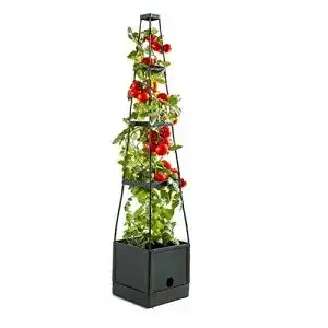 Tomatentopf H4L Tomaten-Rankhilfe Pflanztopf 152x25x25cm