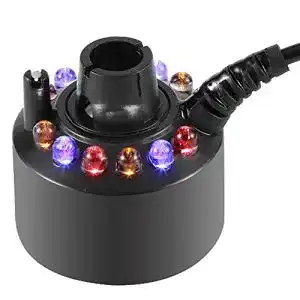 Ultraschall-Nebler Liineparalle 12LED Springbrunnen mit Adapter