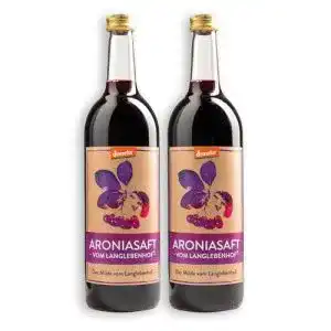 Aroniasaft Langlebenhof 2x Bio – Vom ,,DER MILDE” – 2 x 750ml