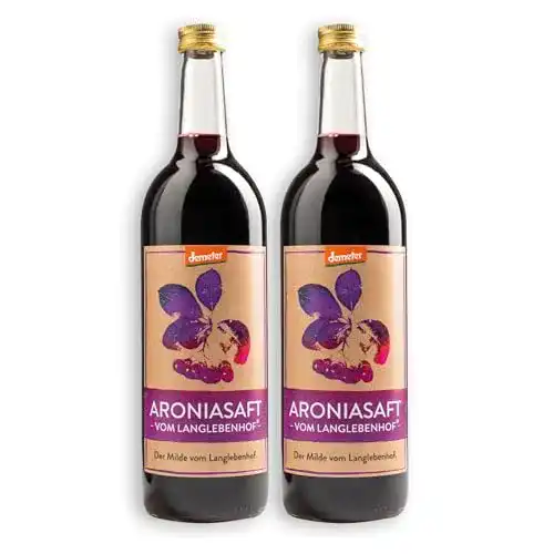 Aroniasaft Langlebenhof 2x Bio – Vom ,,DER MILDE” – 2 x 750ml