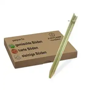 Zeltnägel JUSTCAMP Zeltheringe Kentfield, Erdnägel, Stahl, [6 Stück]
