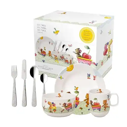 Kindergeschirr Villeroy & Boch Hungry as a Bear Kinder-Tafelset