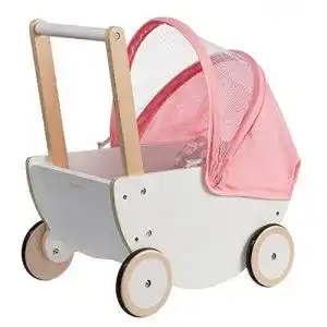 Puppenwagen Holz Howa Puppenwagen aus Holz mit faltbarem