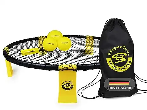 Roundnet HYPERSPIN Hyperball Funsport gelb