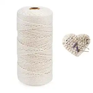Häkelgarn Homewit Makramee Garn 2 mm x 220 m Baumwolle