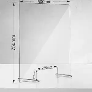 Acrylglas-Spuckschutz Manschin Laserdesign Spuckschutz Plexiglas
