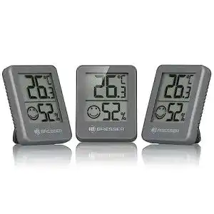 Thermometer Bresser Hygrometer Temeo Hygro Indicator 3er-Set