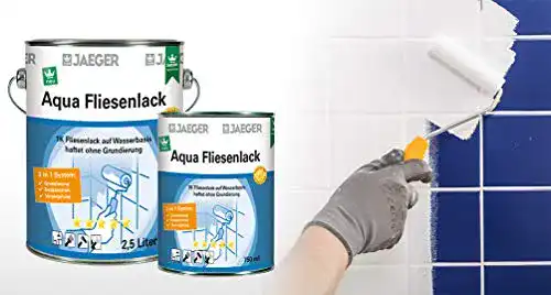 Fliesenlack Jaeger Aqua 875 weiss 0,75l