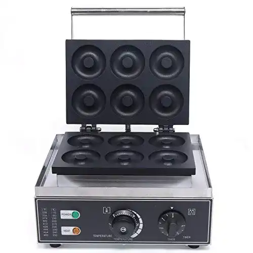Donut-Maker OUKANING 1550W Elektrische 6pcs Donut Maker
