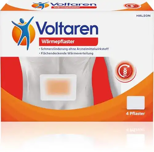 Schmerzpflaster Voltaren Wärmepflaster ohne Arzneimittelwirkstoff