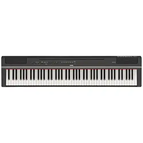 E-Piano YAMAHA P-125B Digital Piano, schwarz – – Kompakt