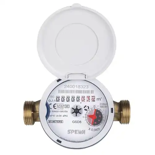 Wasserzähler B Meters frostgeschützt, geeicht, UV Schutzhaube
