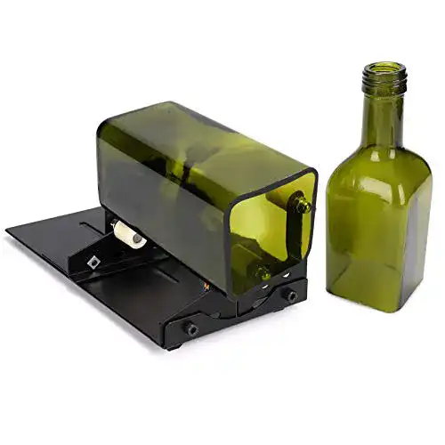 Flaschenschneider HALOVIE Glasschneider für Flaschen,Edelstahl