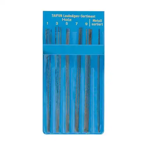 Die beste Laubsägeblätter SELVA, 22 Sägeblätter à 13 cm Länge 2026 Test Bestseller Laubsägeblätter SELVA, 22 Sägeblätter à 13 cm Länge