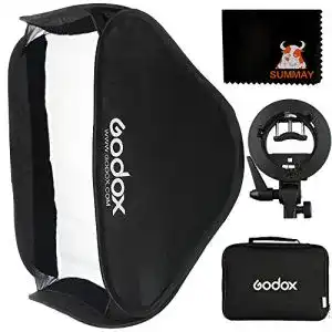 Softbox für Aufsteckblitz GODOX 80×80 zusammenklappbare