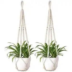 Makramee-Blumenampel Mkouo Blumenampel 2Pcs 89cm