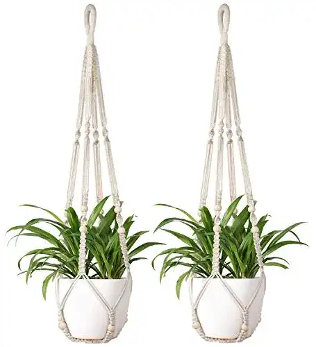 Makramee-Blumenampel Mkouo Blumenampel 2Pcs 89cm
