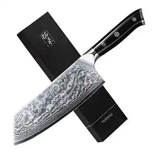 Chai-Dao-Messer TURWHO Fleischmesser Damaststahl 20cm