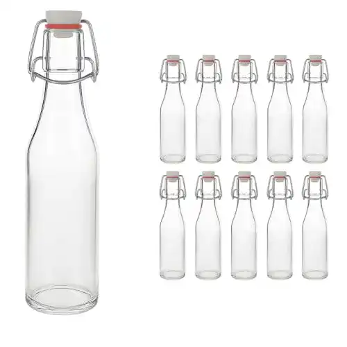 Bügelflaschen hocz 10er Set Bügelflasche Glasflaschen 330ml