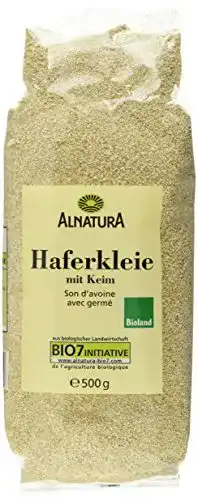 Haferkleie Alnatura Bio mit Keim, 6er Pack (6 x 500 g)