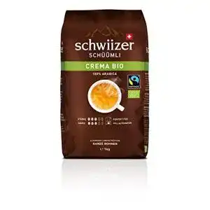 Bio-Kaffeebohnen Schwiizer Schüümli Crema Bio Bohnenkaffee 1kg