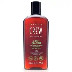 Teebaumöl-Duschgel AMERICAN CREW 3-in-1 Tea Tree Shampoo