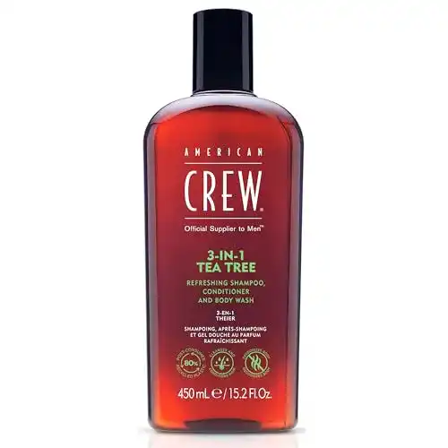 Teebaumöl-Duschgel AMERICAN CREW 3-in-1 Tea Tree Shampoo